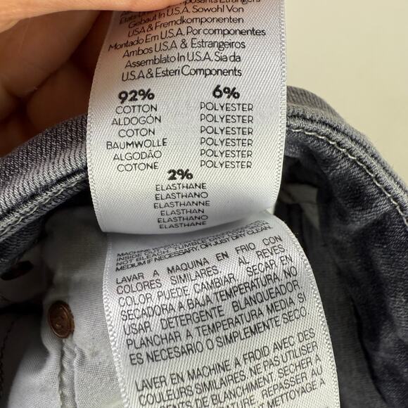 Mother high‎ waisted looker ankle fray huntress jeans sz 31 - Picture 6 of 11